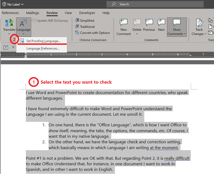 Language Management in Office Applications - Microsoft Q&A