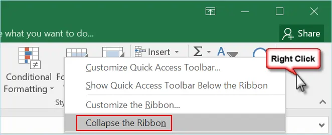 Excel Auto-Hiding the ribbon MAXIMIZES the window - Microsoft Q&A