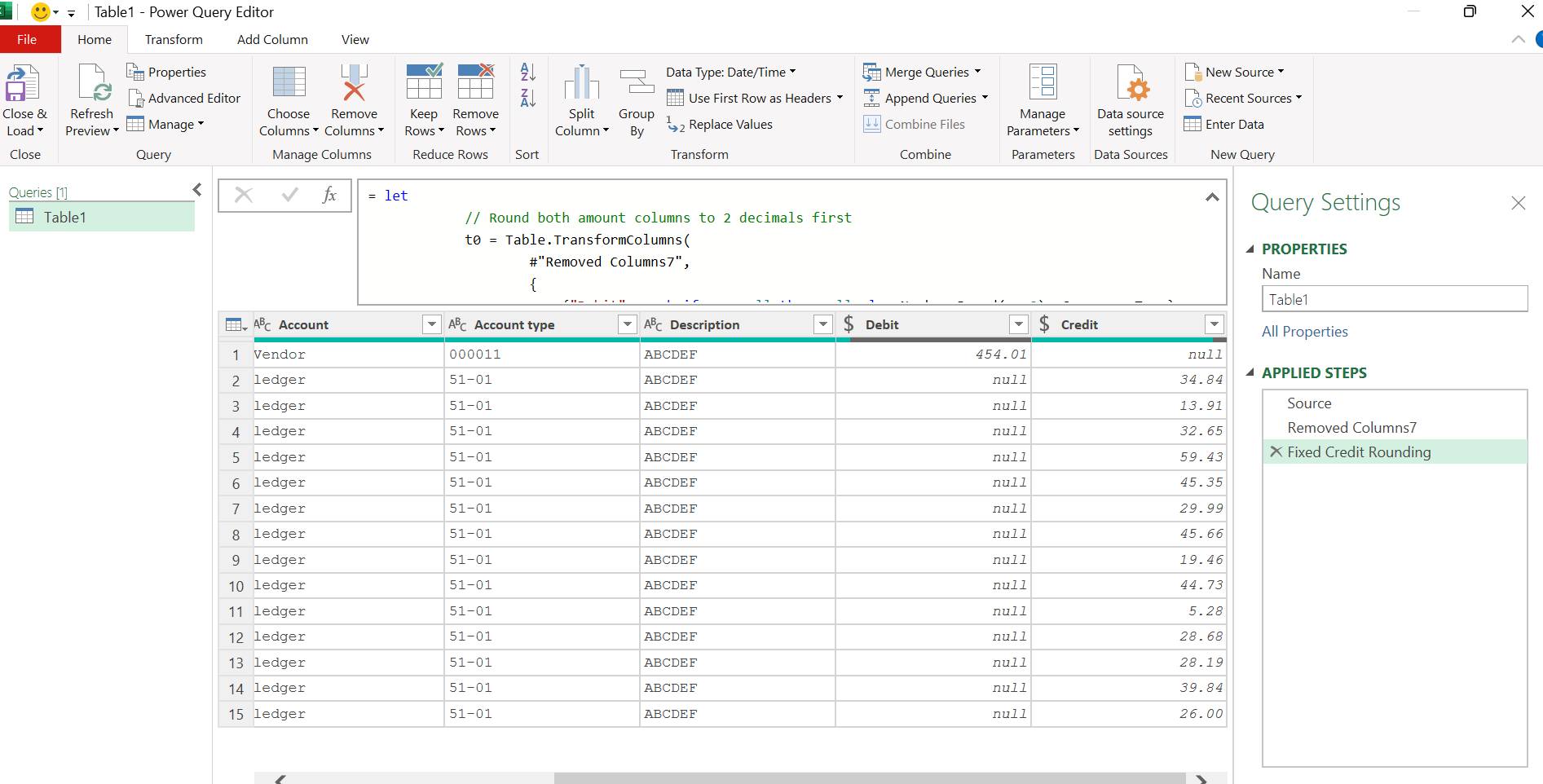 Power query formula for adjusting rounding in columns - Microsoft Q&A