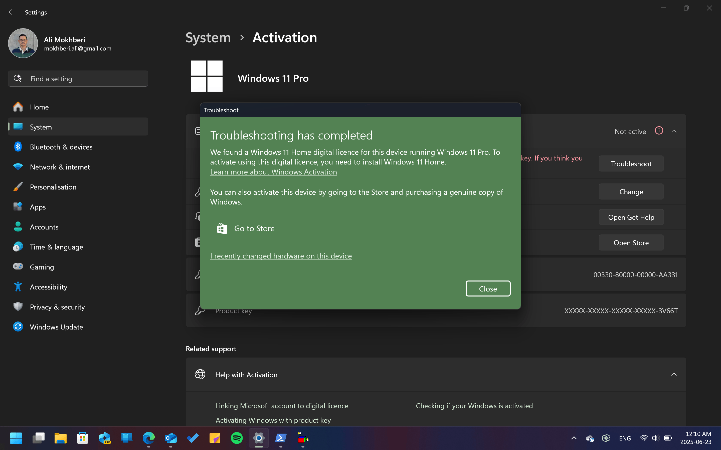 How to upgrade my current Windows Home to Pro by recovering my previous ...