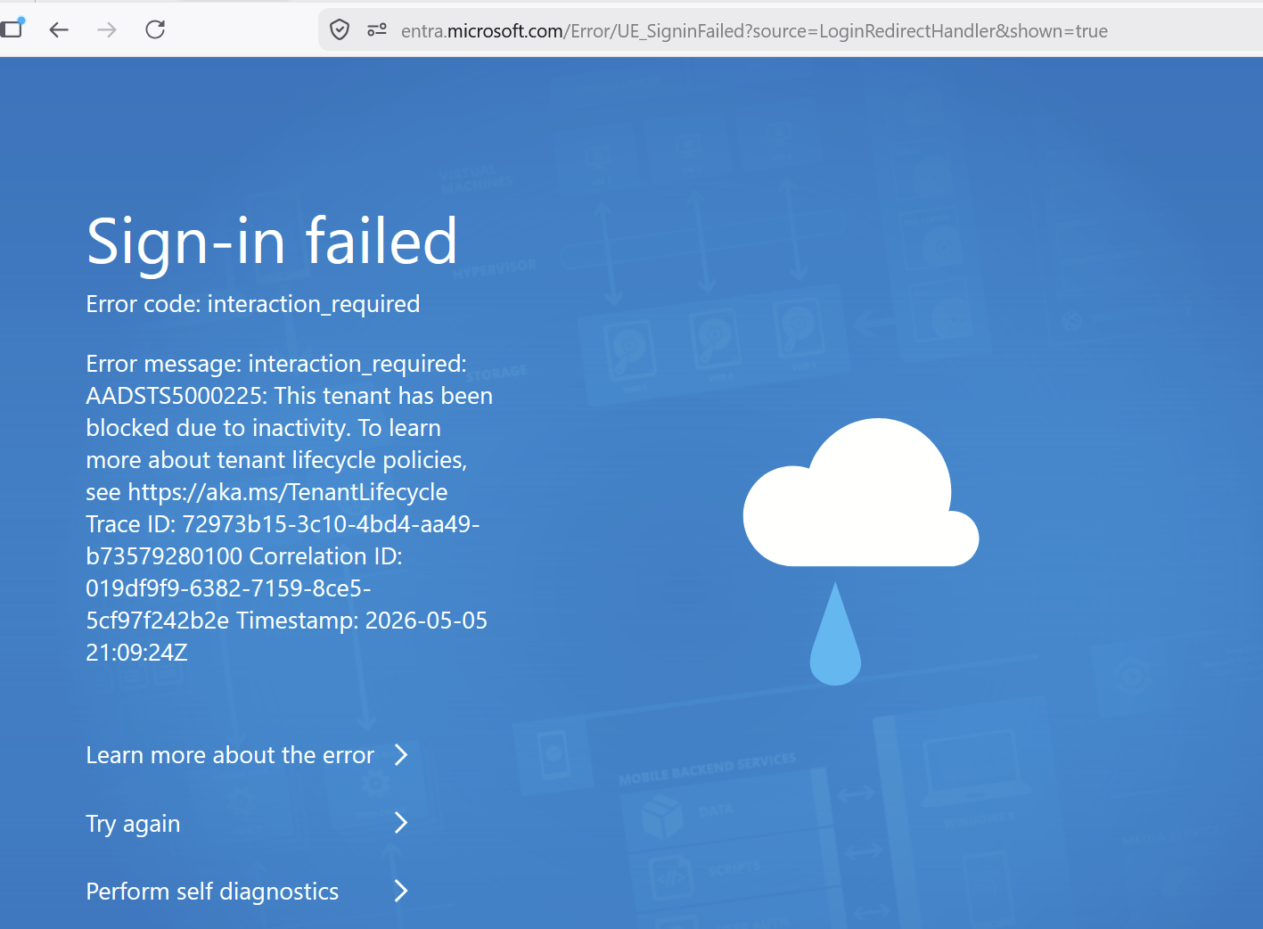Intra ID Portal Log-in Error - Microsoft Q&A
