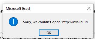 Open excel error - Microsoft Q&A