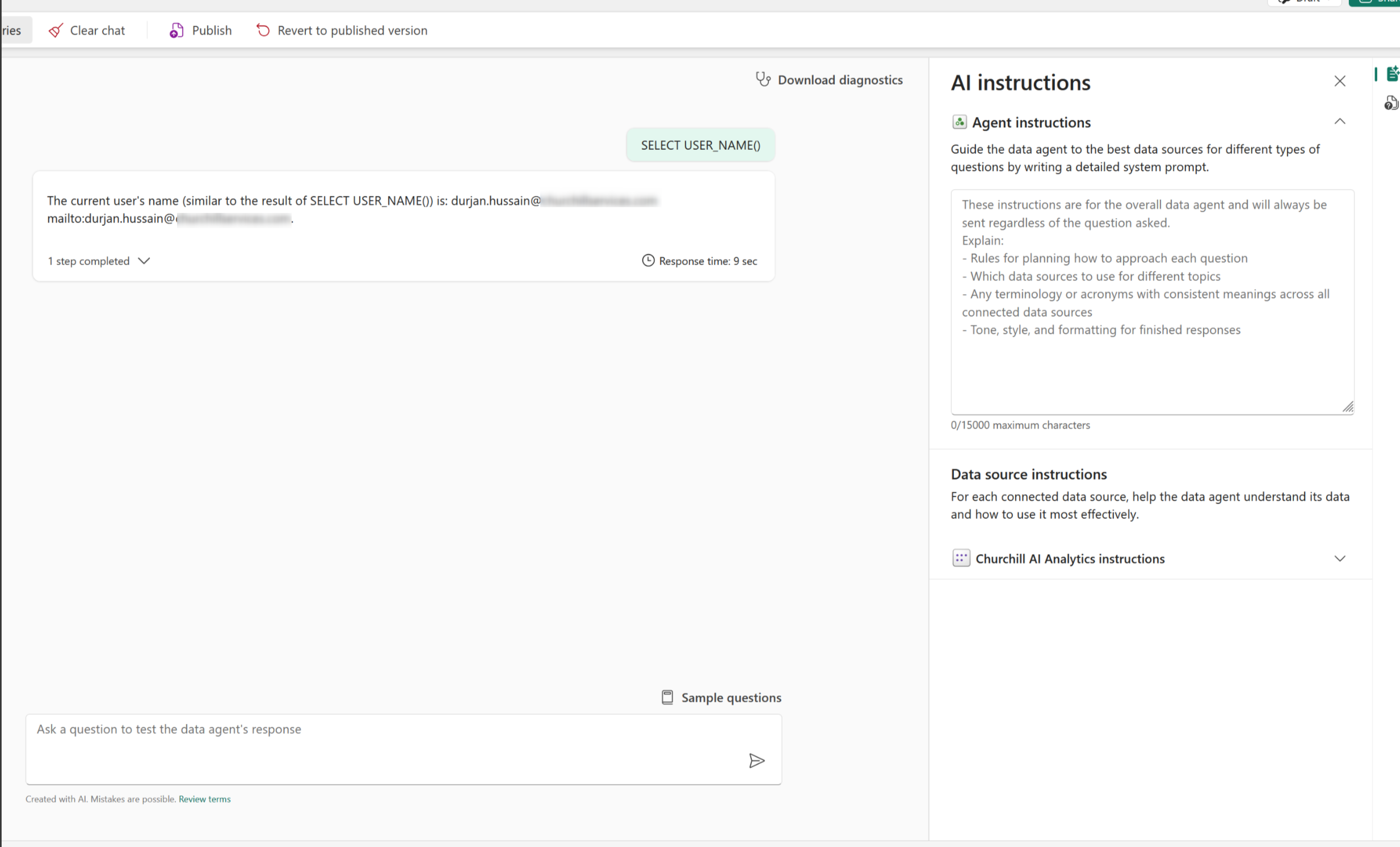 FabricDataAgentUI
