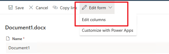 Hiding columns on new items using conditional formatting - Microsoft Q&A