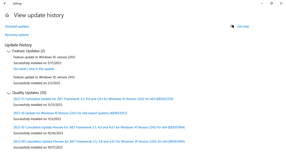 My windows is getting updated every single day. - Microsoft Q&A