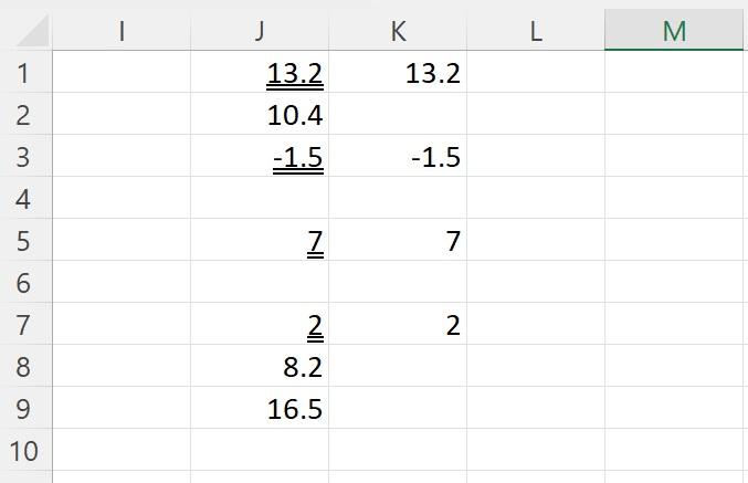 numbers with double underline - Microsoft Q&A