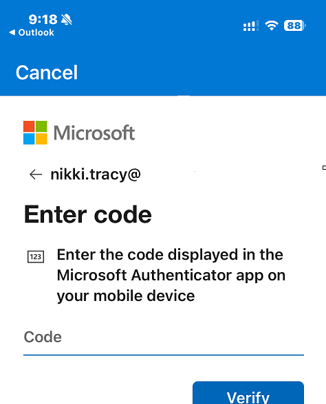Cannot get past 365 Business Two-Factor Authenication. - Microsoft Q&A