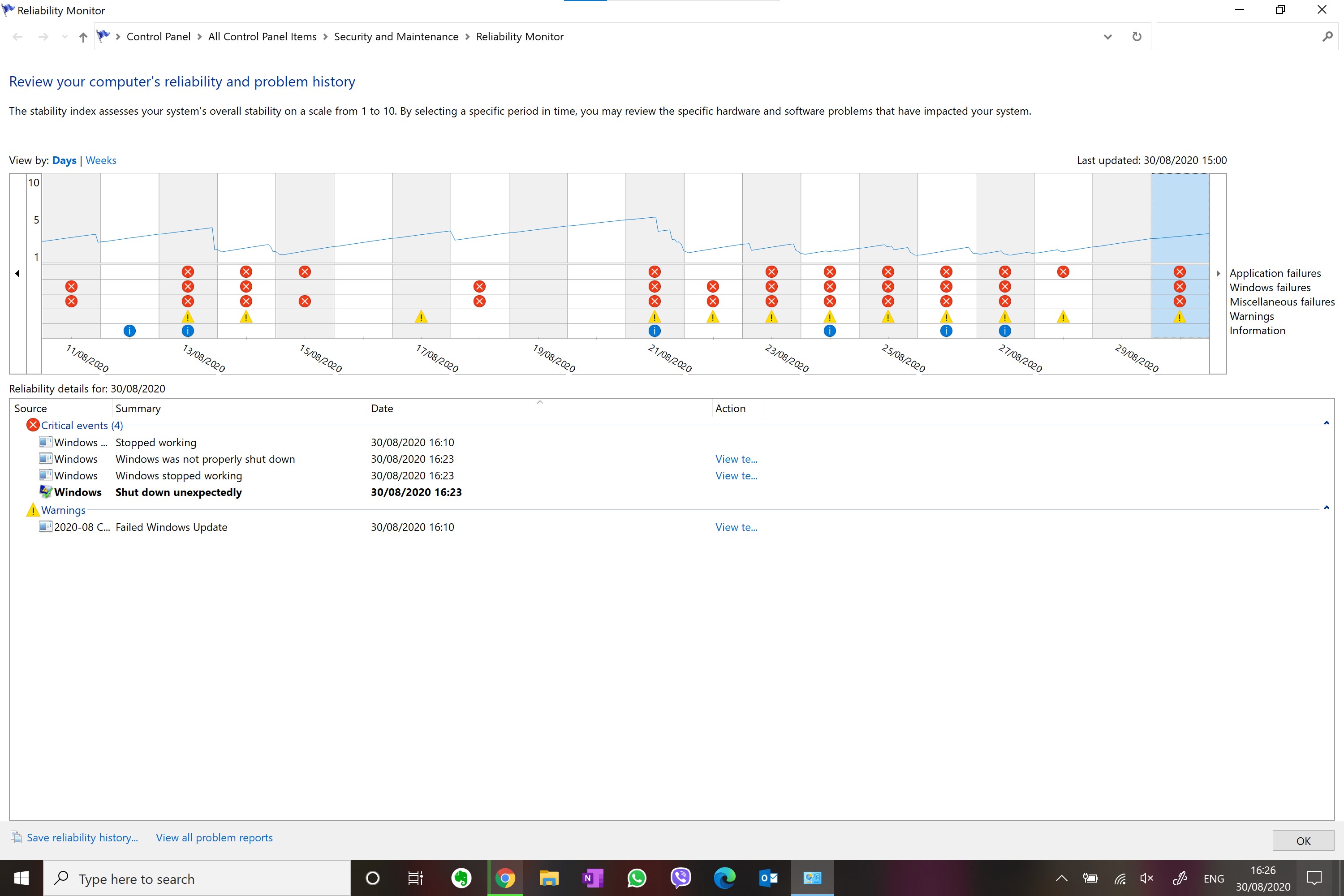 Surface Book - Windows 10, crashed every 30 minutes - Microsoft Q&A