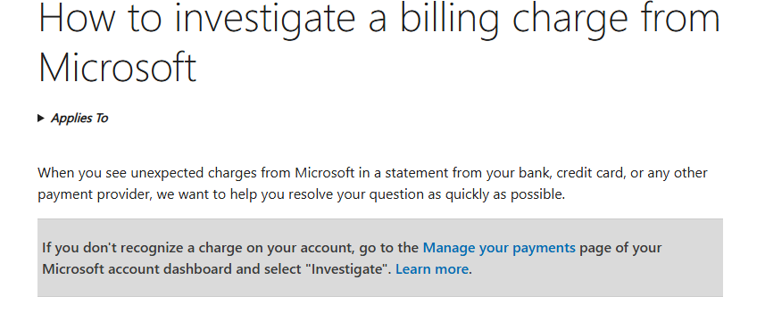 Can not find a receipt - Microsoft Q&A
