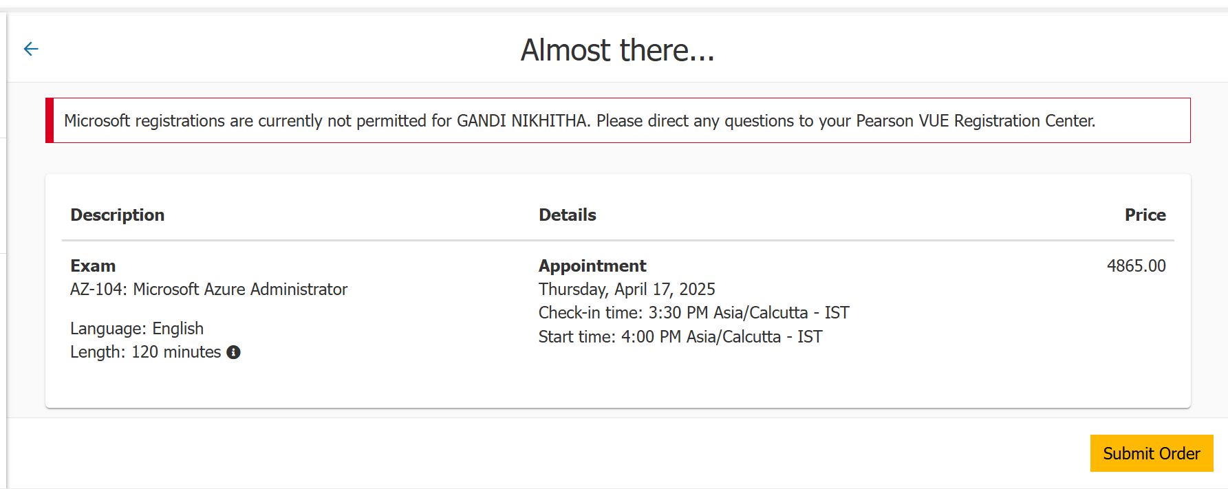To remove the block for booking examination - Microsoft Q&A - To Remove The Entire Booking