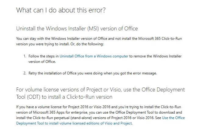i want to install microsoft 365 without uninstalling previous version ...