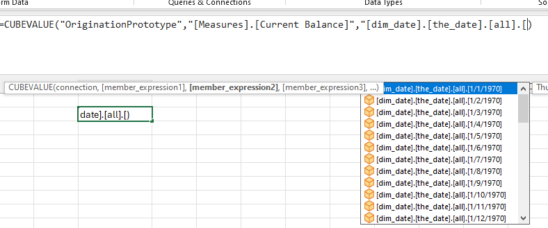Cubevalue Date format - Microsoft Q&A