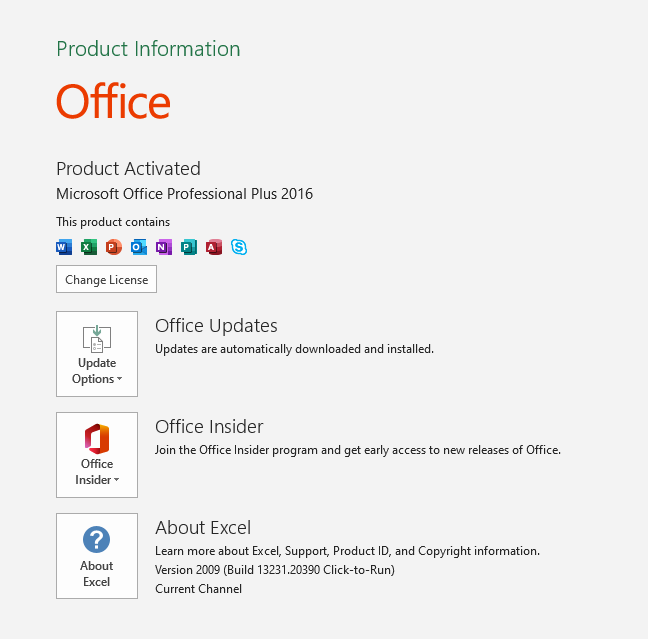 My 365 Office Doesn't Include Icons/Maps - Microsoft Q&A