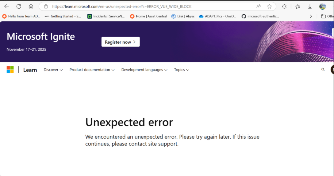 Unexpected Error Occurred while trying to schedule AZ-900 Microsoft ...