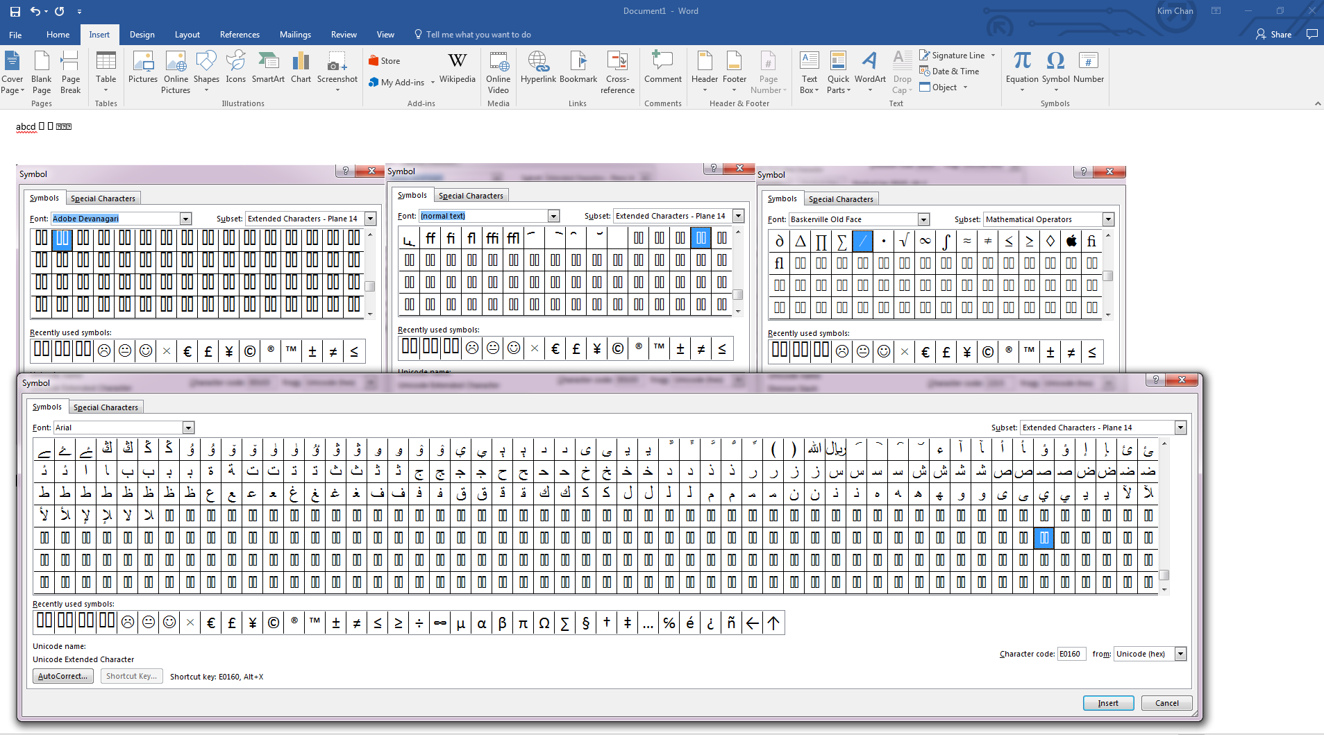 All unicode symbols turn to squares - Microsoft Q&A