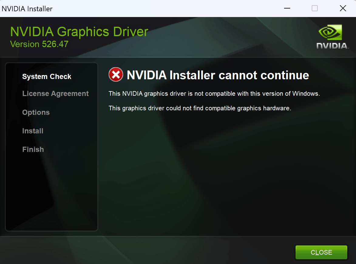 Problem installing driver. - Microsoft Q&A