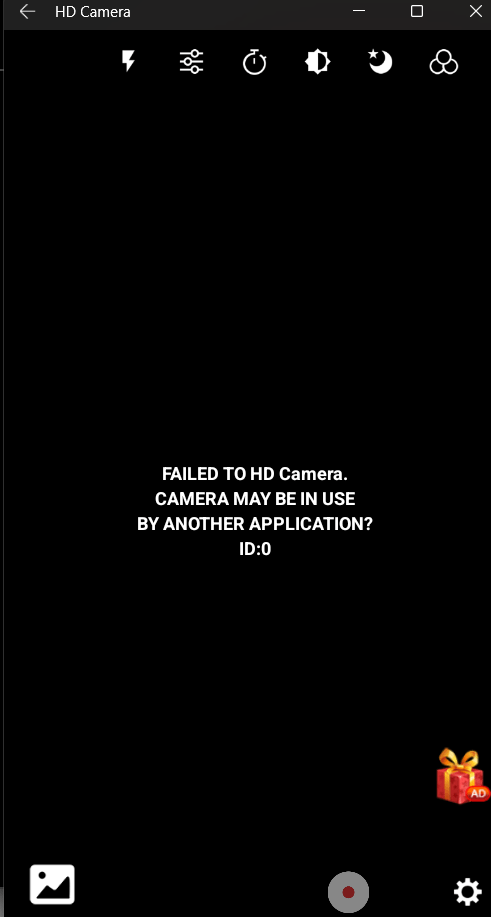 Can't Start Camera on Windows Subsystem - Microsoft Q&A