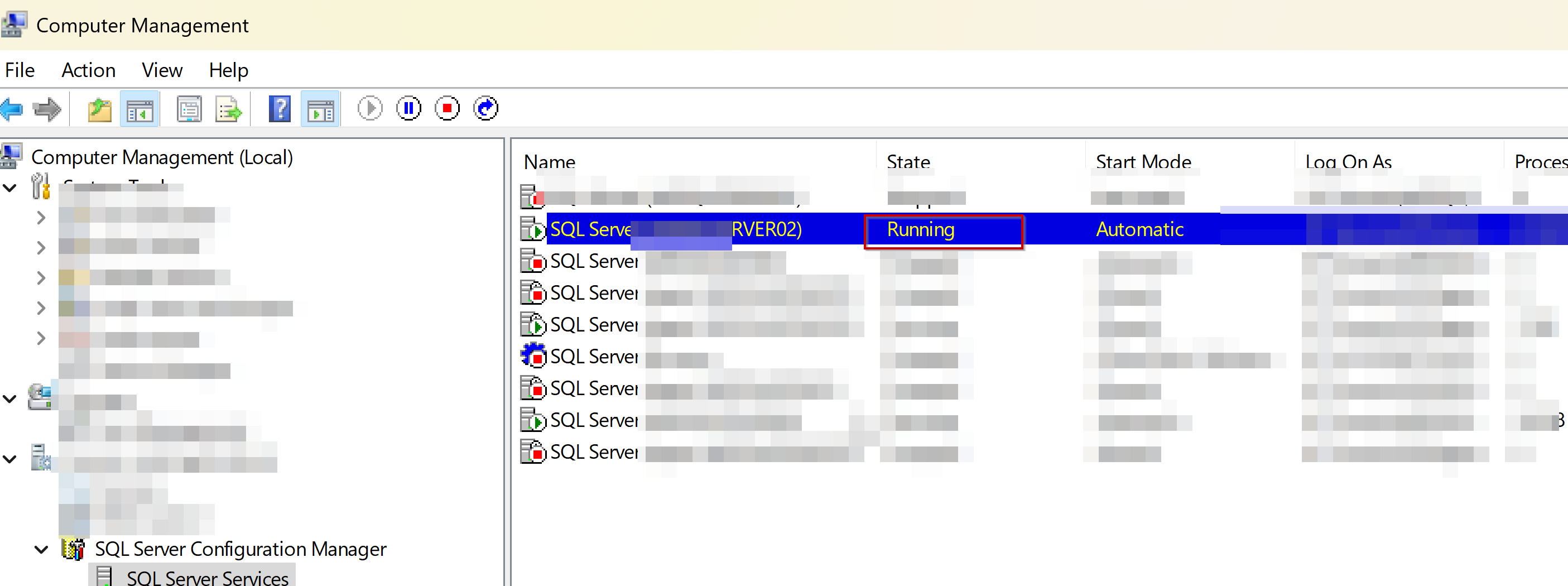 Cannot connect to sql database please contact sql server team for