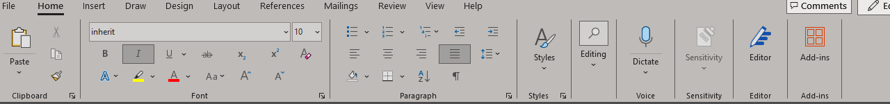 Excel / Word Ribbon issue - Microsoft Q&A
