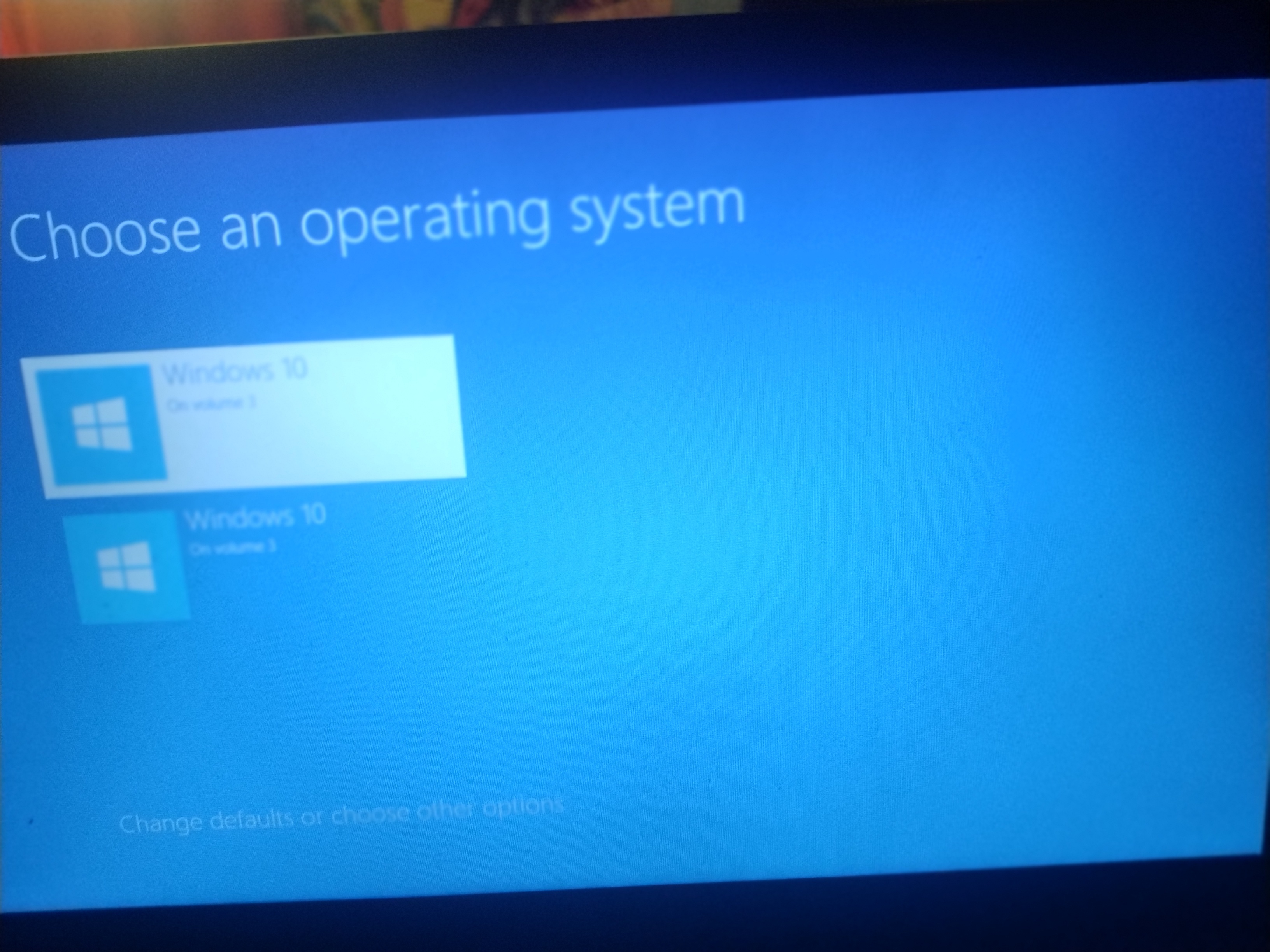 Choose an operating system keeps showing up when ever I press on one ...