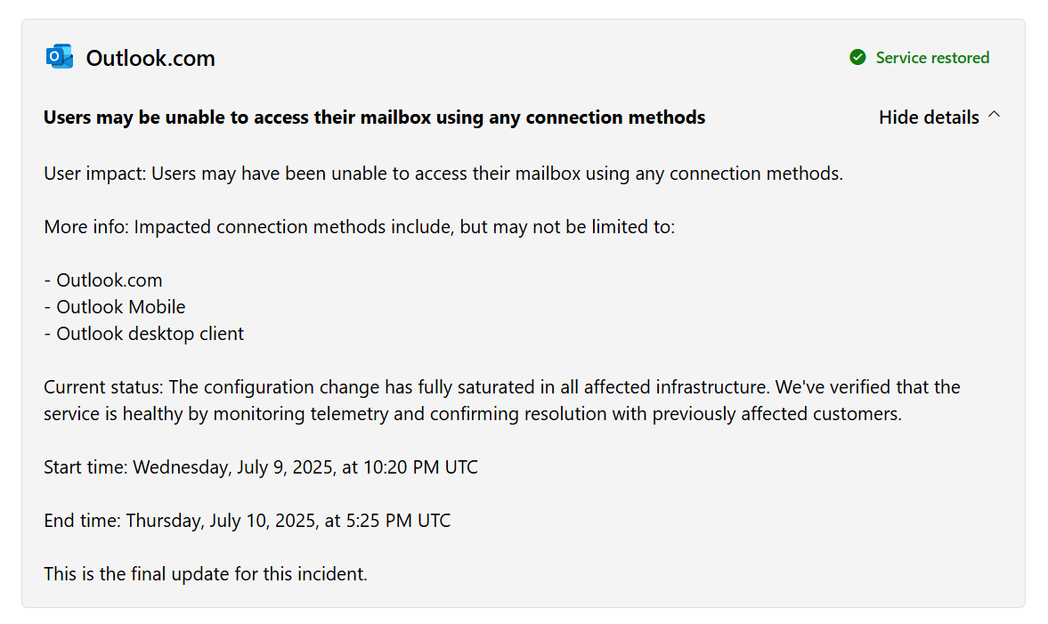Authentication failed. Not able to login in any device. How do I reach ...