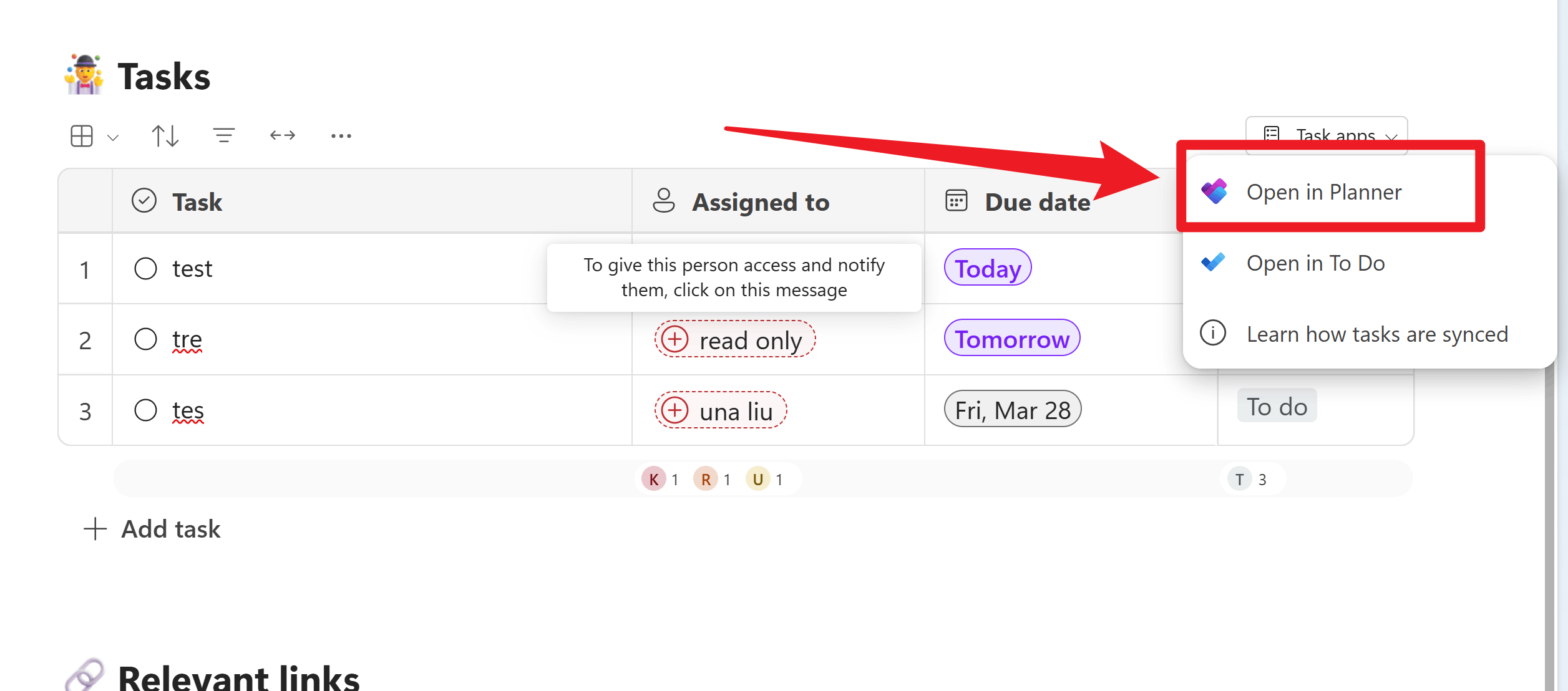 Can you copy a task in Loop directly to an existing planner - Microsoft Q&A