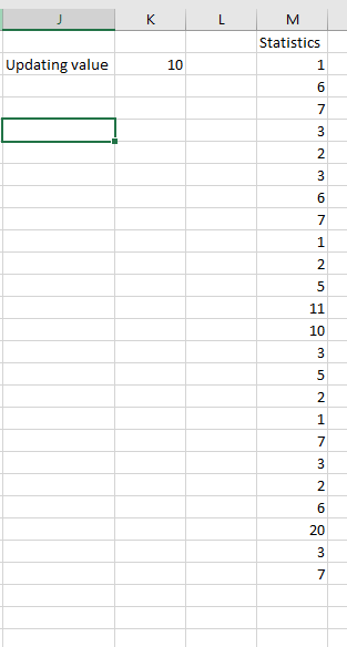 Saving updated cell values in new cells before it refreshes ...