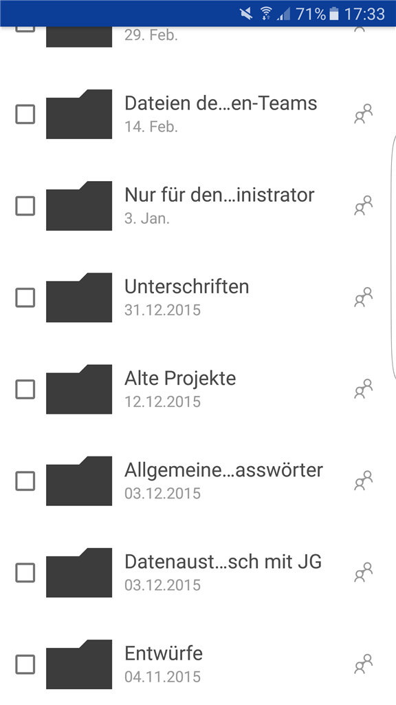 OneDrive for Business Android app: Shared folder is missing - Microsoft Q&A