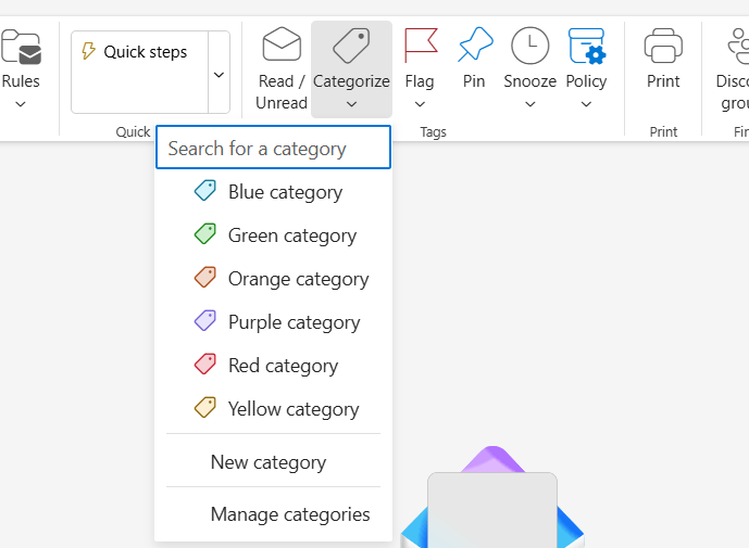 How to categorize received emails - Microsoft Q&A