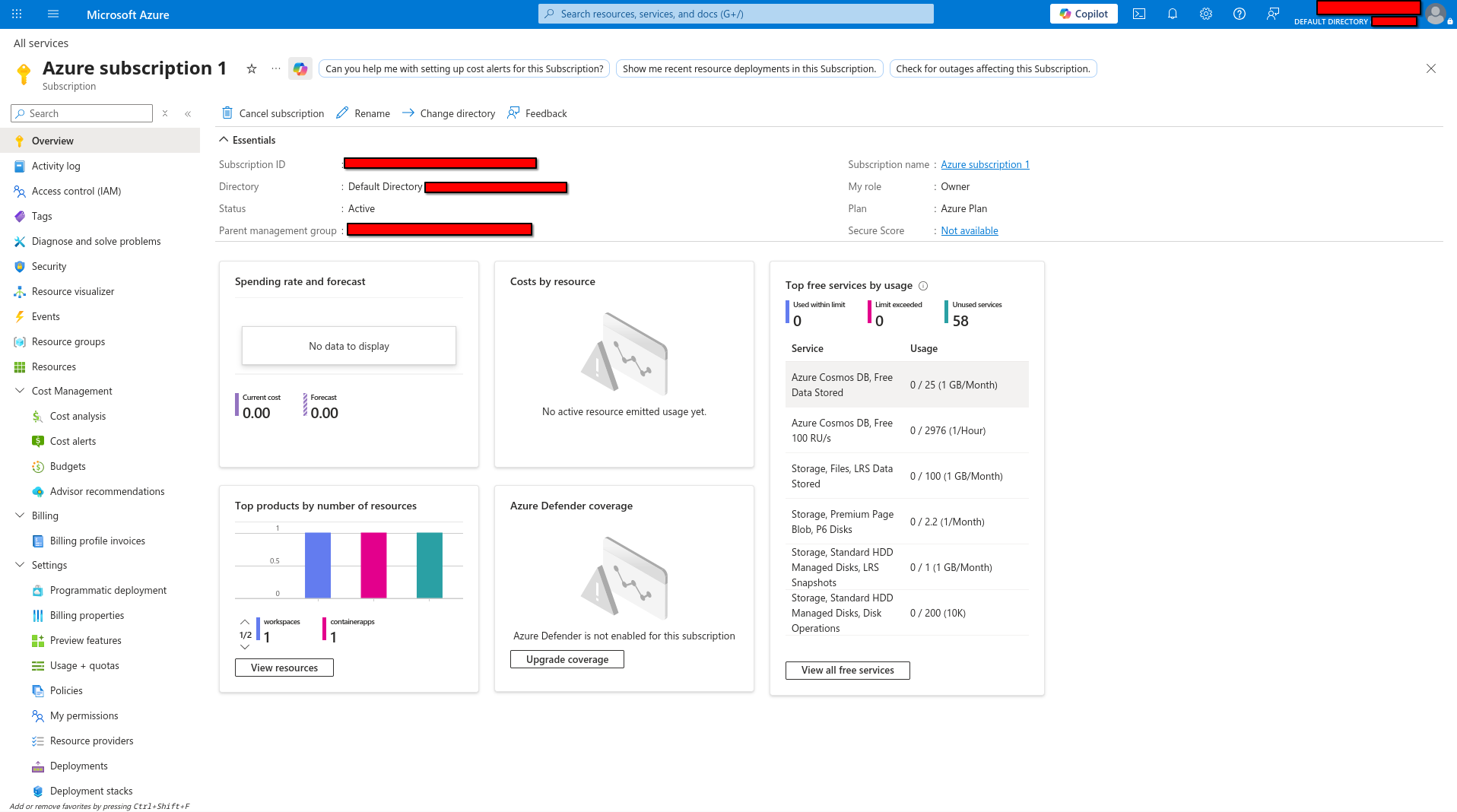How upgrade to Pay-As-Go Plan in Azure? Upgrade button isn't showing ...