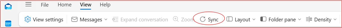 where is the refresh button on my new outlook - Microsoft Q&A