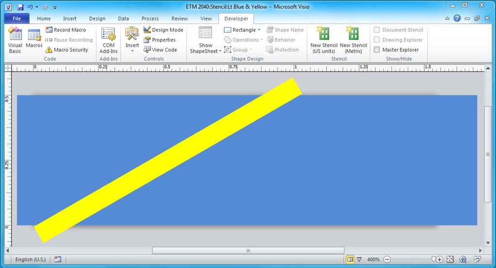Line Tool for striped line - Visio 2010 - Microsoft Q&A