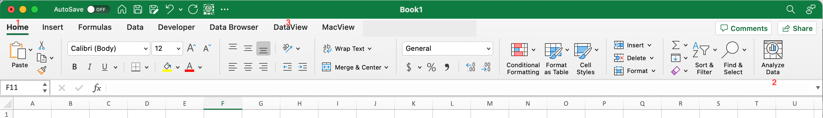 Can I add Excel Home ribbon buttons to my custom ribbon? Ex: 