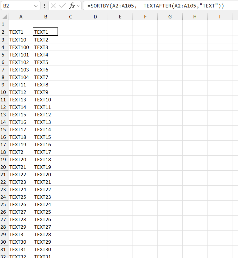 sorting text with numbers - Microsoft Q&A
