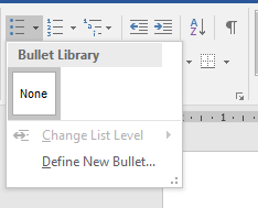 Default numbered list and bullet styles in MS Word - Microsoft Q&A