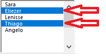 excel multiple selection list box - Microsoft Q&A