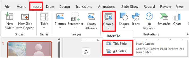 How to make the presenter appears in majority of screen when recording ...