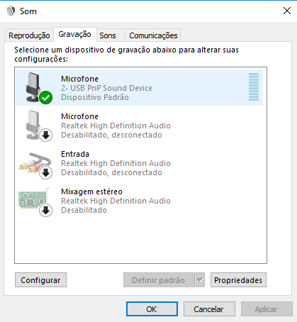 Headset USB driver genérico - Microfone com problema - Microsoft Q&A