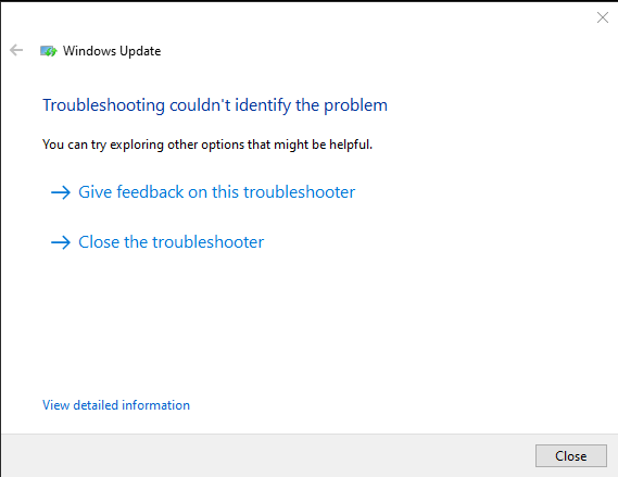 Windows 10 Update "We're having some trouble downloading updates ...