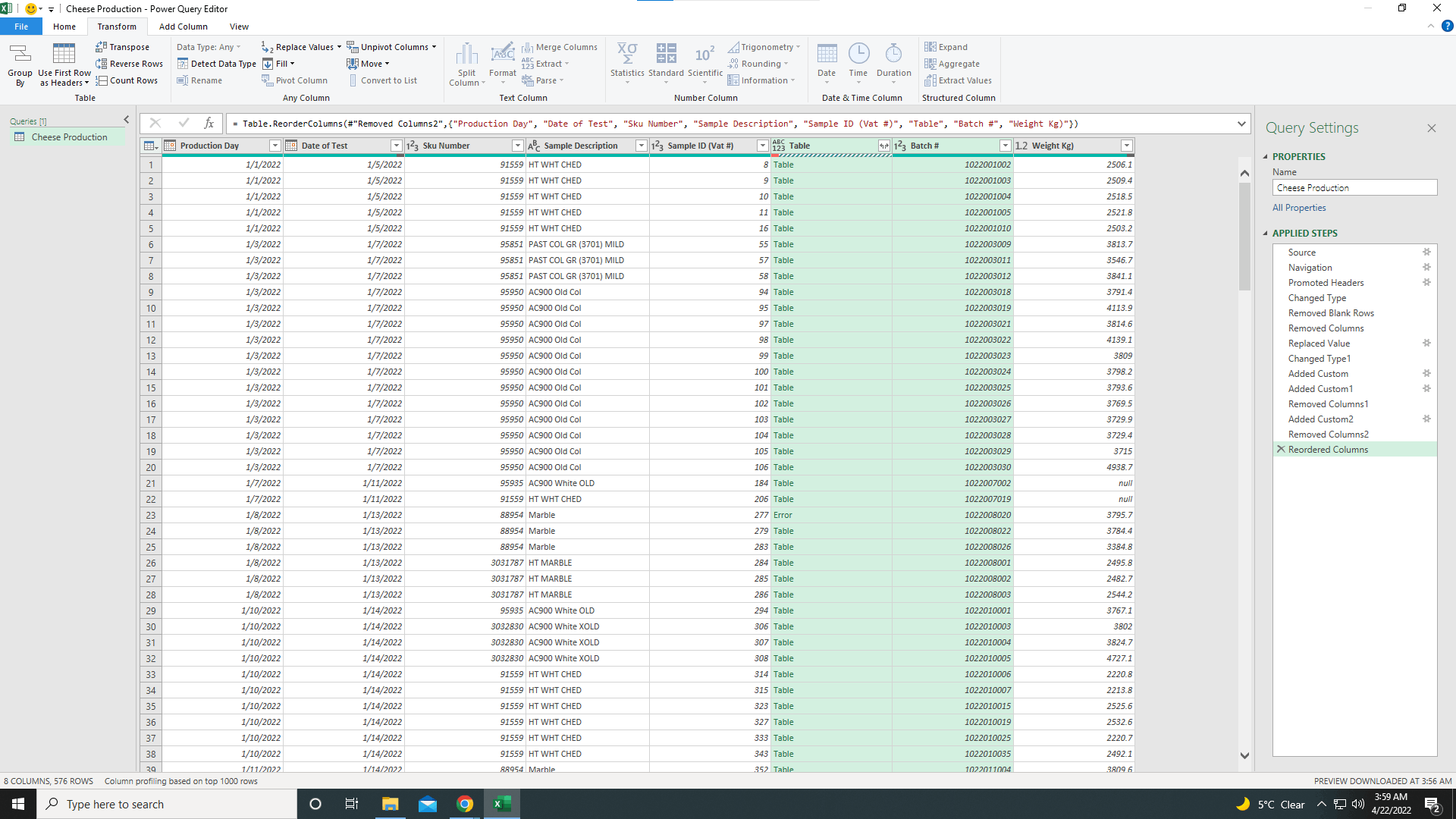 Power Query error during table expansion - Microsoft Q&A