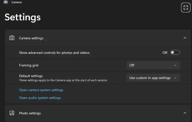 built in pc camera - Microsoft Q&A