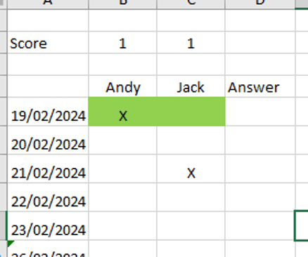 Excel - Check Boxes with Score Counter - Microsoft Q&A
