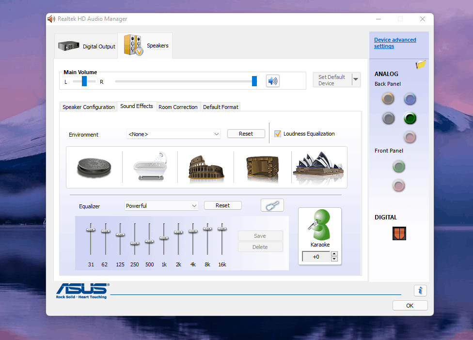 Realtek hd audio manager for ASUS ? - Microsoft Q&A