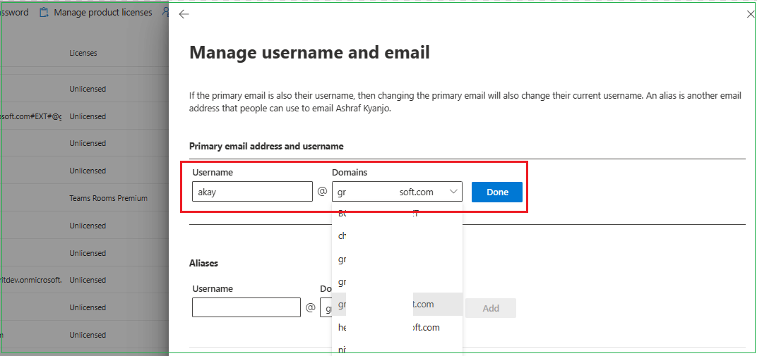 Changing from tenant domain to our domain - Microsoft Q&A