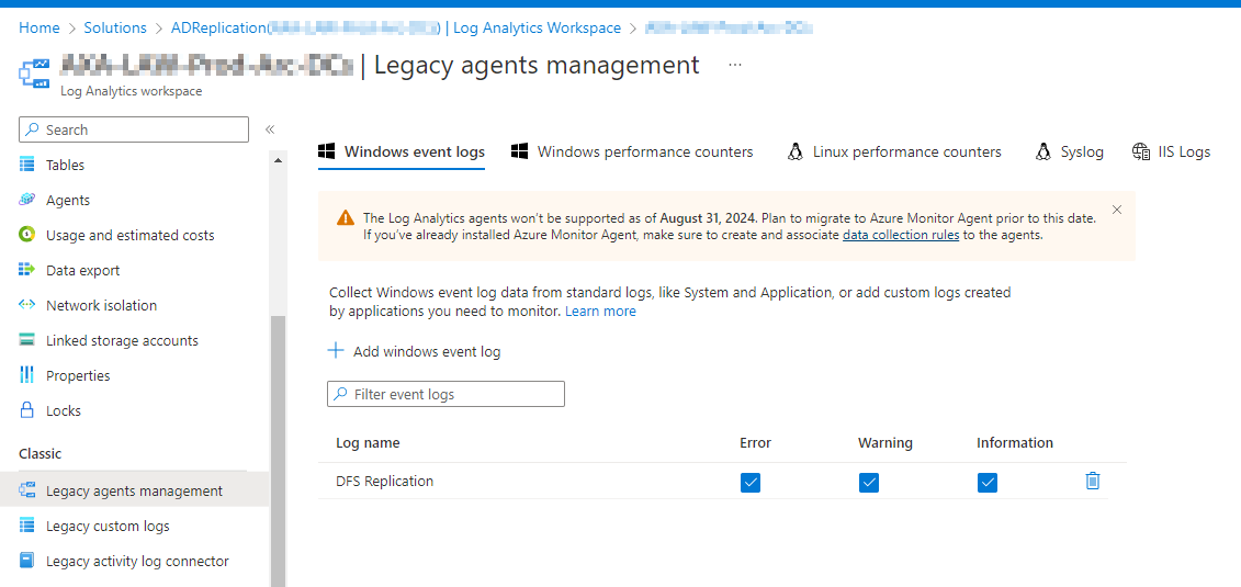 Is it possible to query DFS Replication Event log via KQL? - Microsoft Q&A