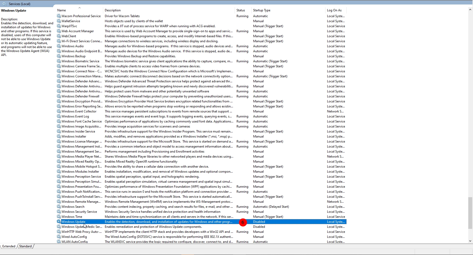 Cannot enable windows update and check for updates just keeps on ...