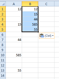 Excel formula for computing current cell + equally spaced reference ...