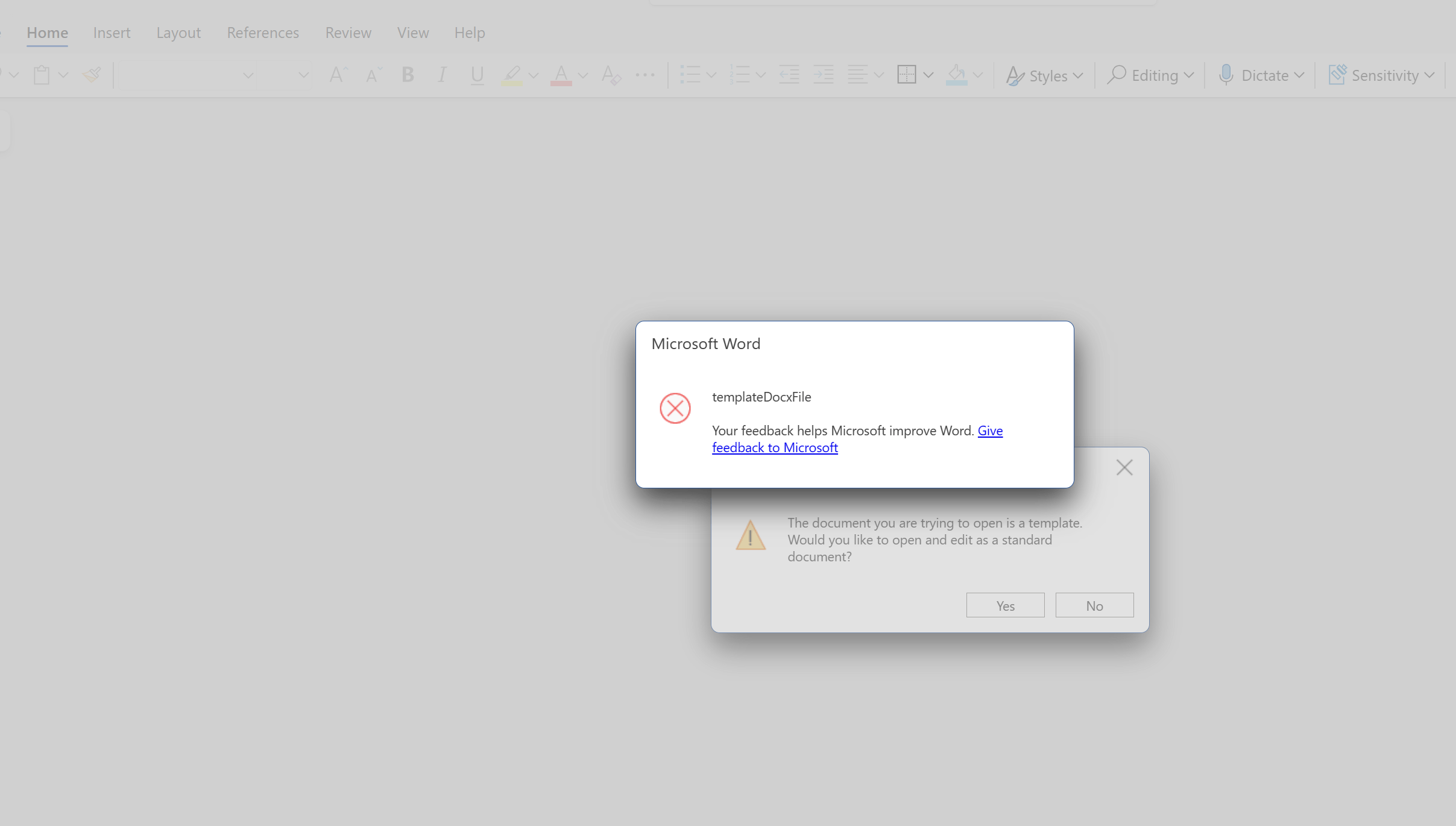 How to fix Word document error templateDocxFile on SharePoint ...