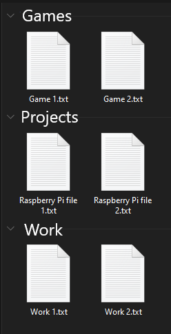 Custom grouping in Explorer folders - Microsoft Q&A