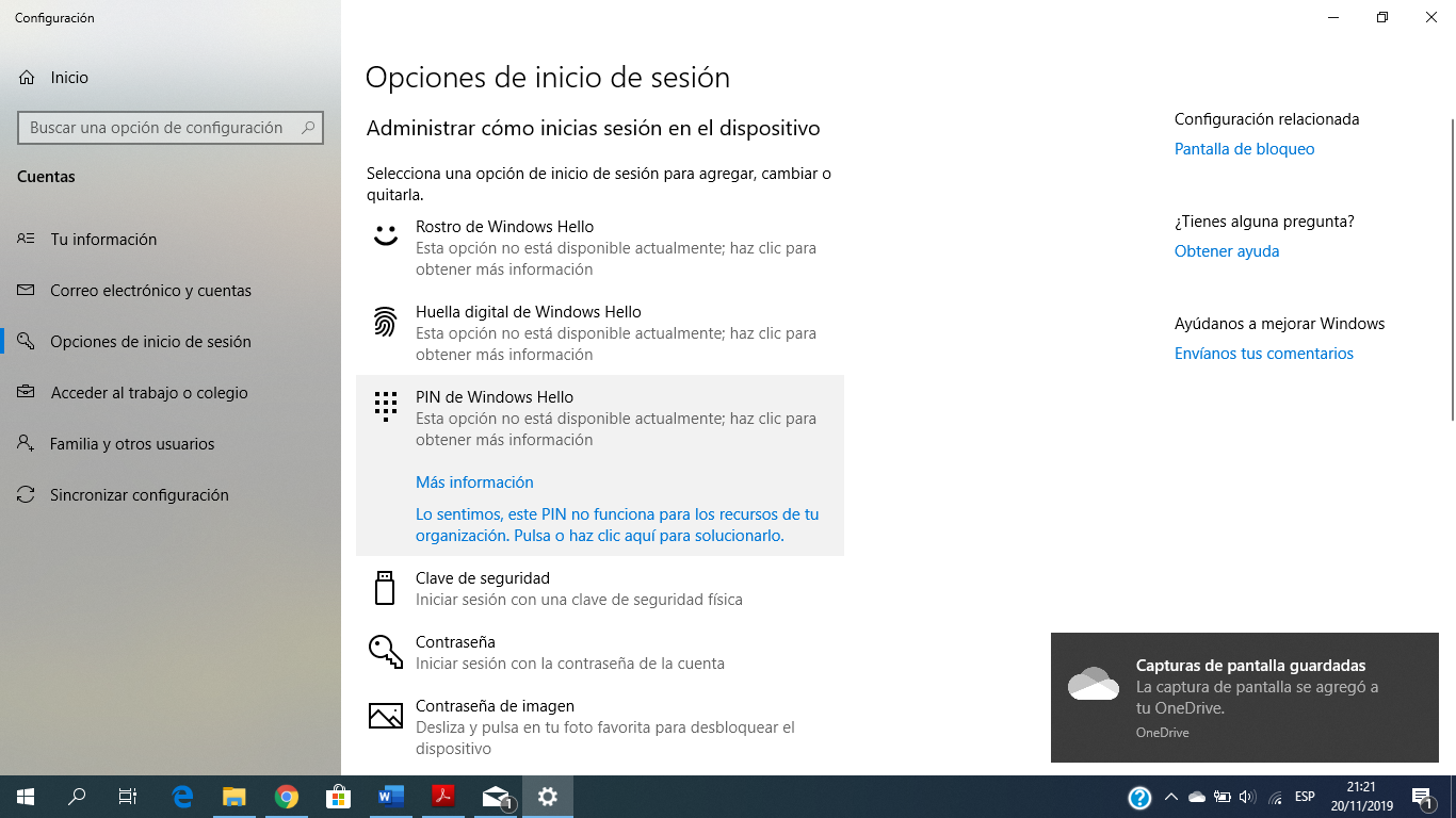 ¿Cómo puedo cambiar el PIN en mi PC? • Windows 10 - Microsoft Q&A